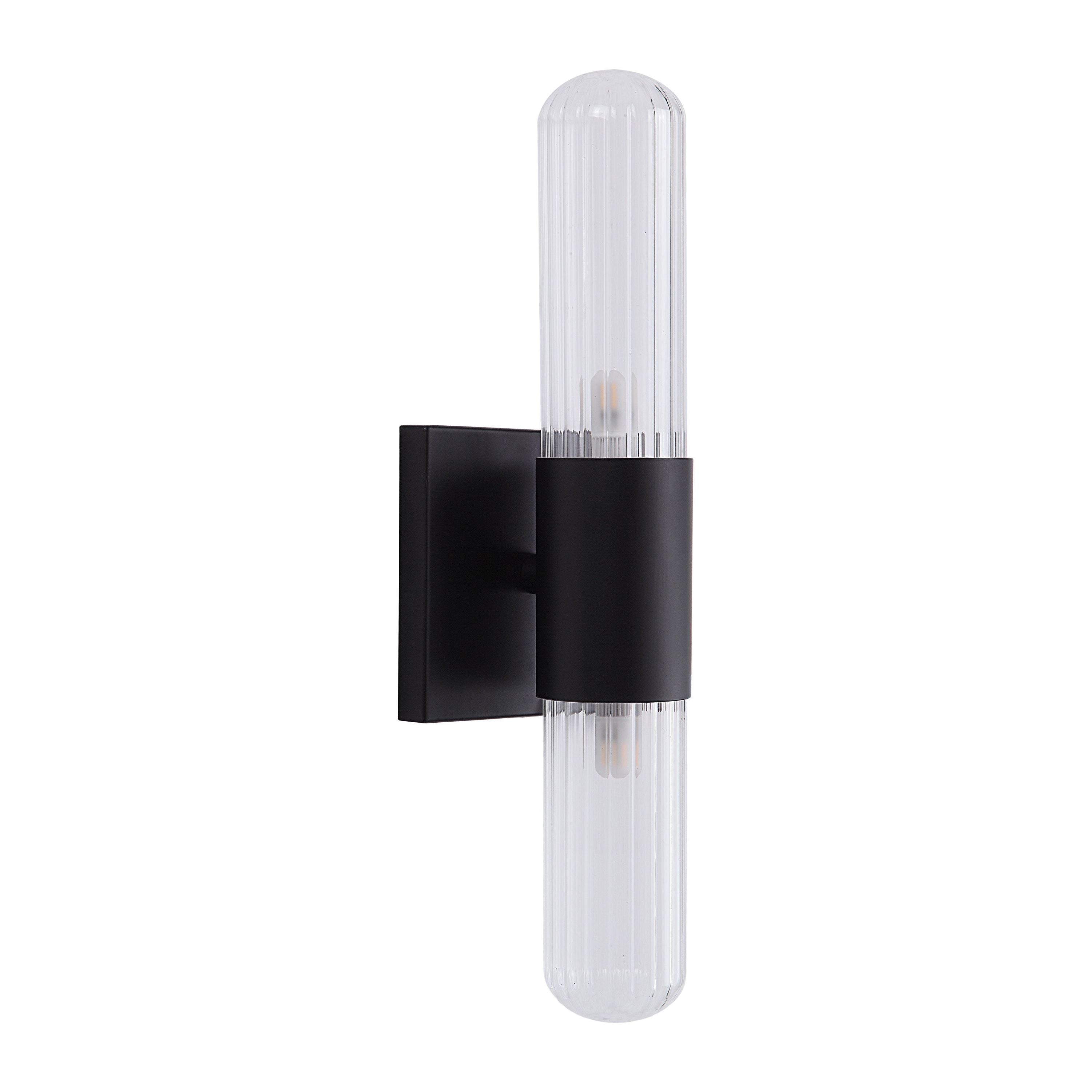 Renwil Canada - WS135 - LED Wall Sconce - Cyla - Ribbed Clear