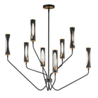 Maxim Lighting 16178CLBKAB Regent Chandelier in Black / Antique Brass