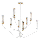 Maxim Lighting 16178CLLFGNAB Regent Chandelier in Light French Gray / Natural Aged Brass