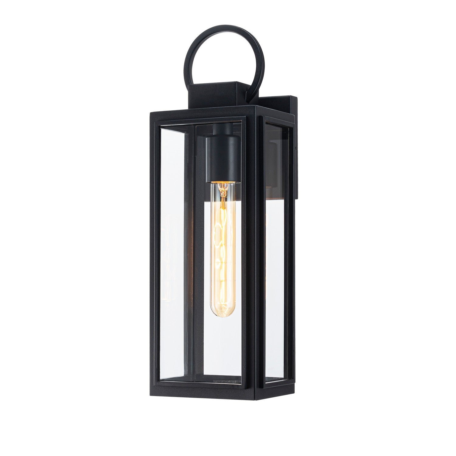 Matteo Lighting - E20101MB - One Light Outdoor Wall Mount - Crosby - Matte Black