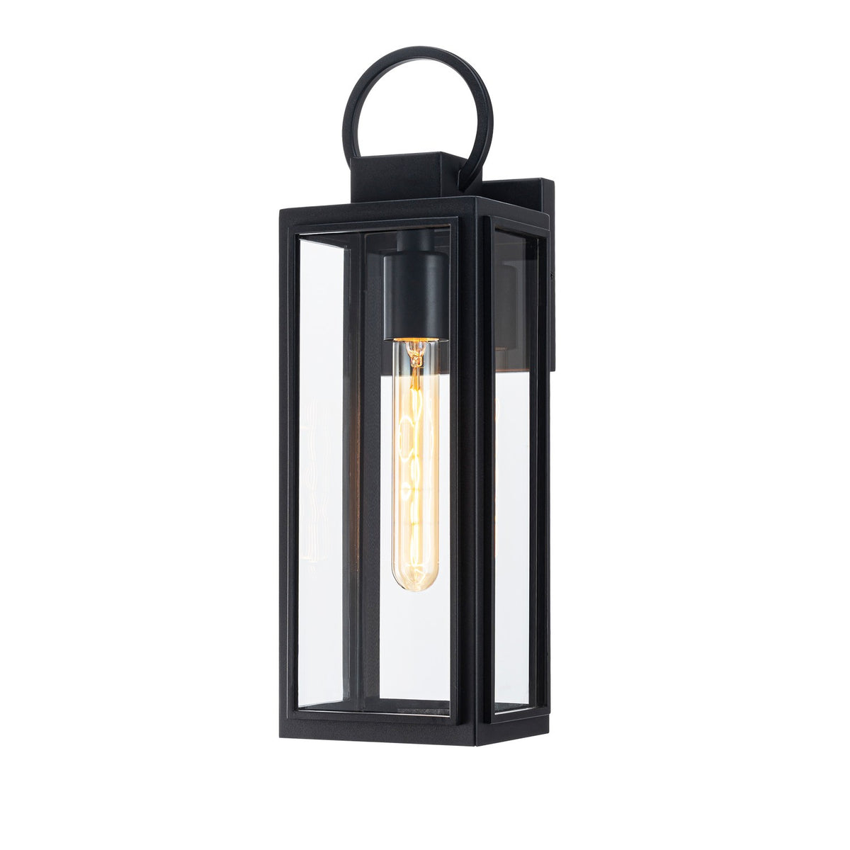 Matteo Lighting - E20101MB - One Light Outdoor Wall Mount - Crosby - Matte Black