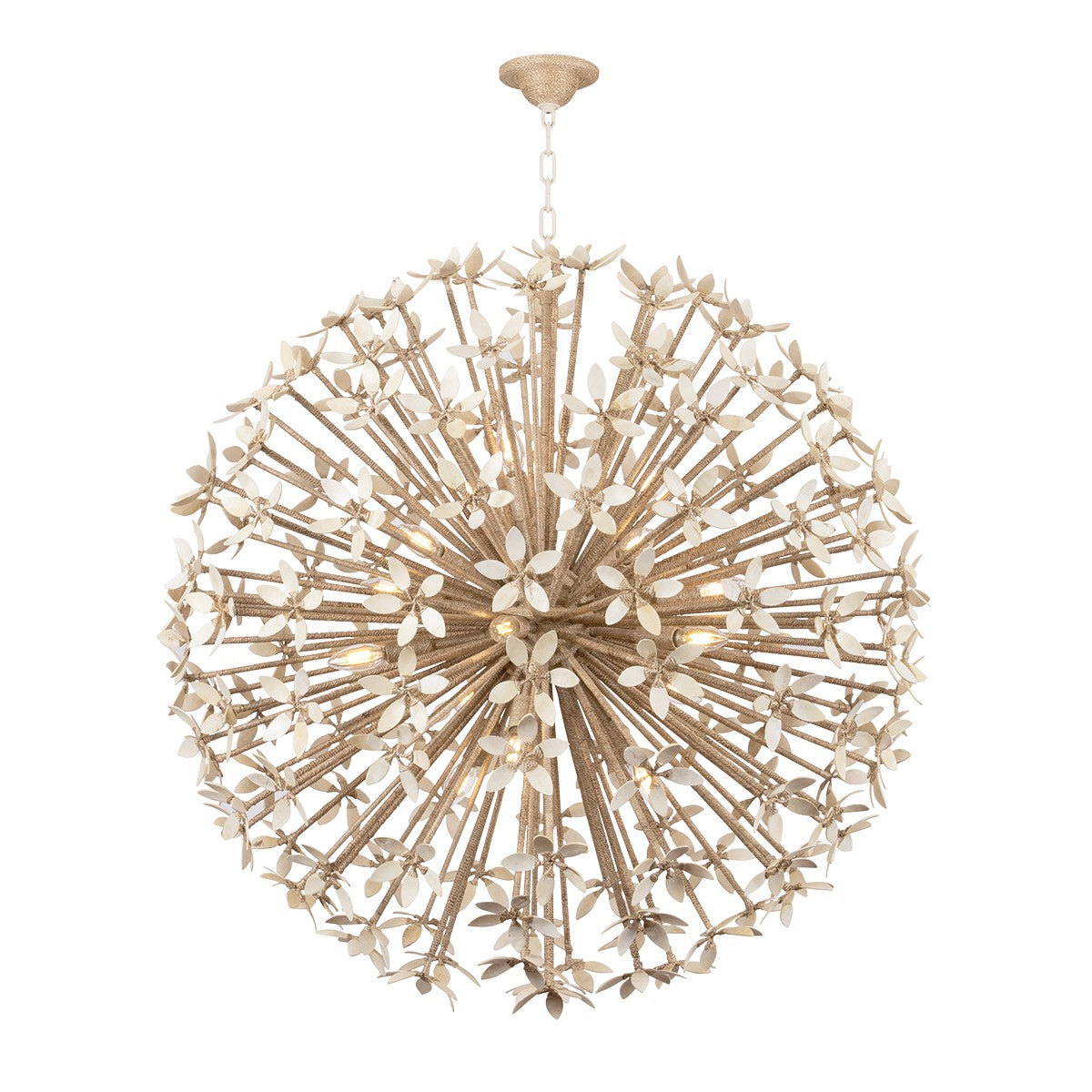 Corbett Lighting Canada - 511-40-IYC - 16 lampes Suspendu - Corfou - Ivory Coco