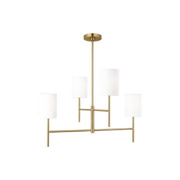 Visual Comfort Studio Canada - BC1024BBS - Four Light Chandelier - Key - Burnished Brass