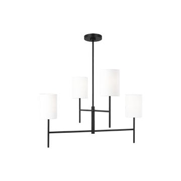 Visual Comfort Studio Canada - BC1024MBK - Four Light Chandelier - Key - Midnight Black