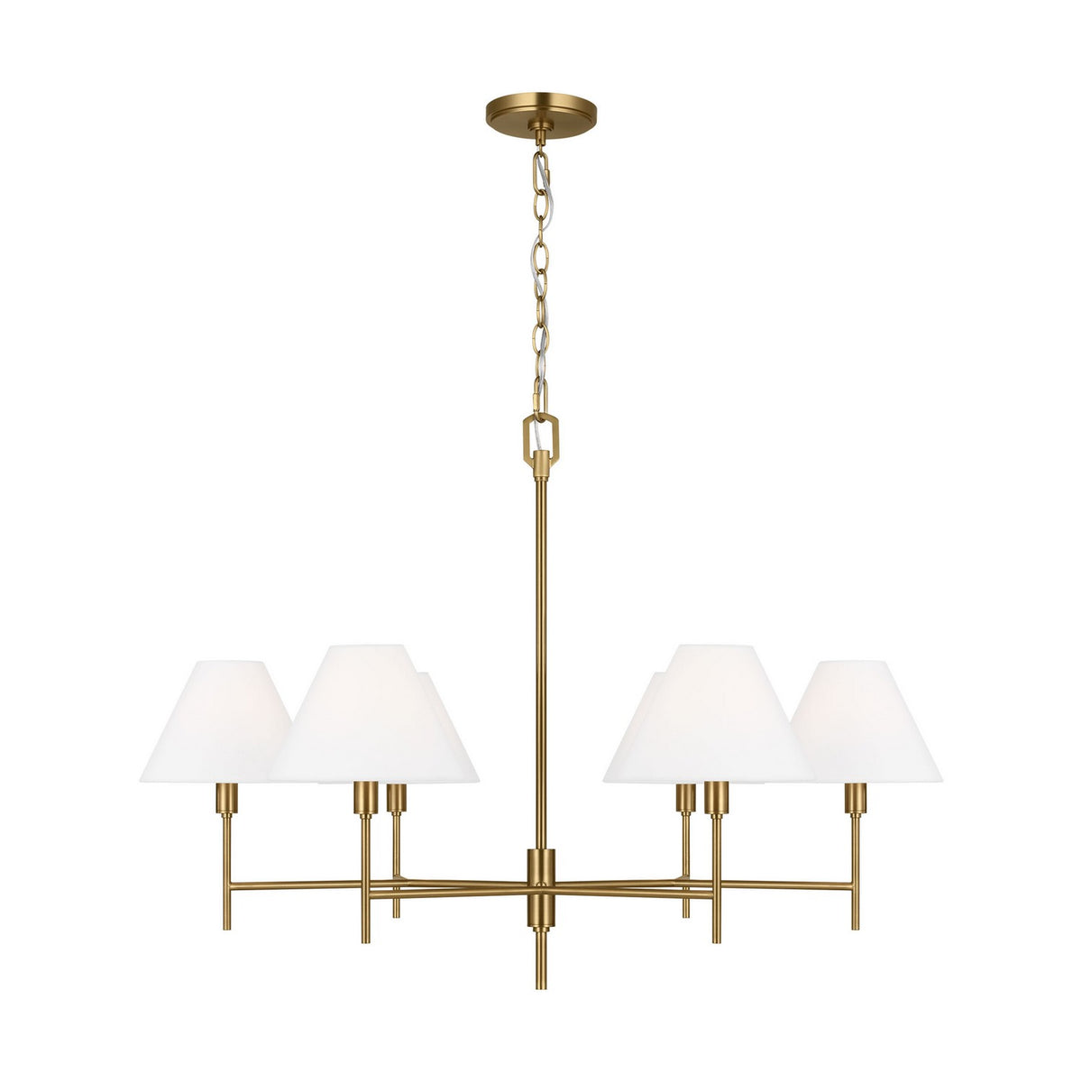 Visual Comfort Studio Canada - CC1776BBS - Six Light Chandelier - Ridgewood - Burnished Brass