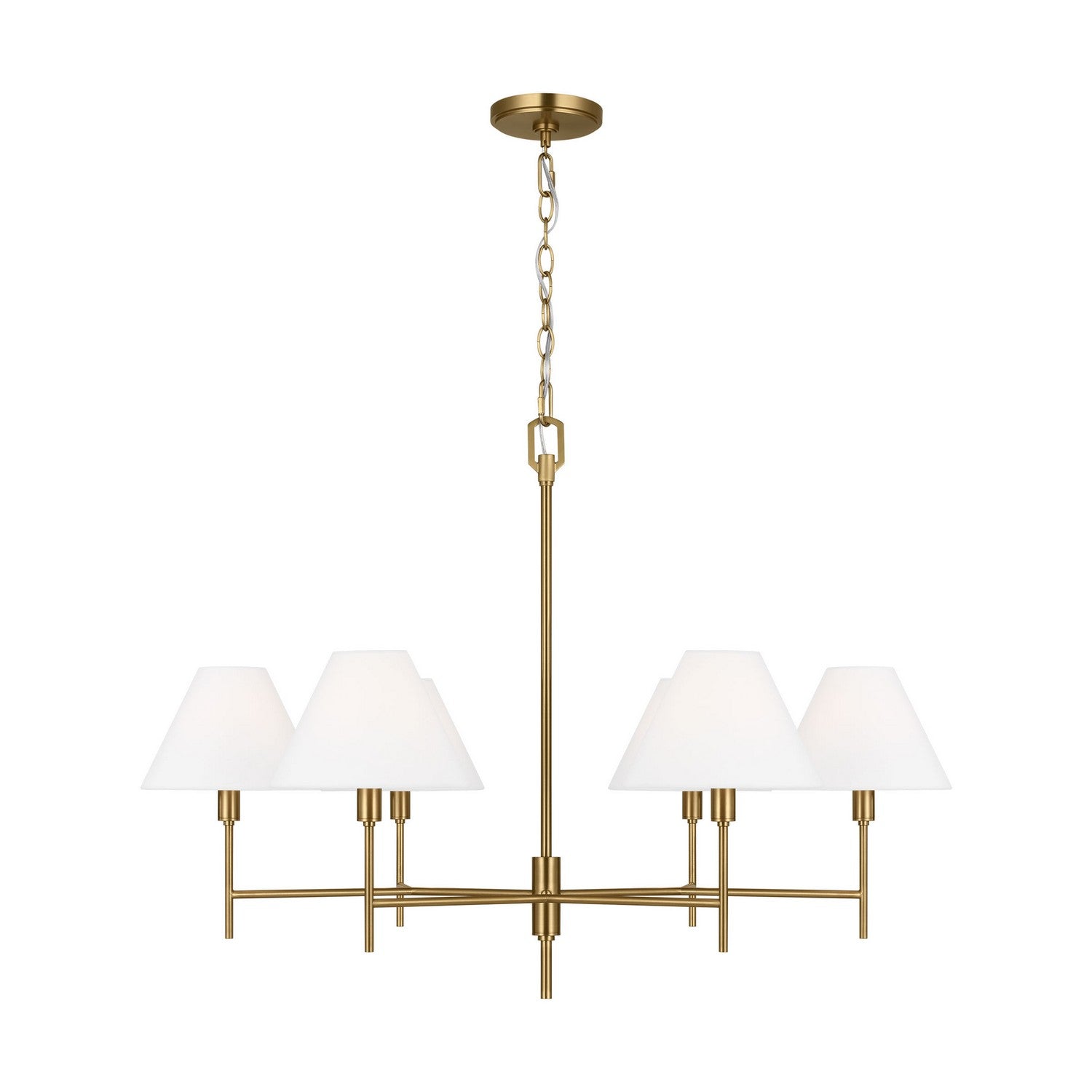 Visual Comfort Studio Canada - CC1776AI - Six Light Chandelier - Ridgewood - Aged Iron
