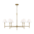 Visual Comfort Studio Canada - CC1786BBS - Six Light Chandelier - Ridgewood - Burnished Brass