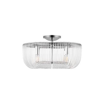 Visual Comfort Studio Canada - CF1144BBS - Four Light Flush Mount - Pierce - Burnished Brass