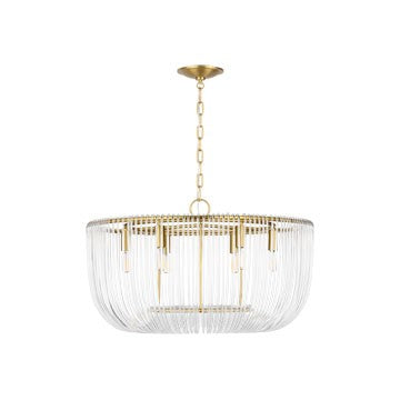 Visual Comfort Studio Canada - CP1456BBS - Six Light Pendant - Pierce - Burnished Brass