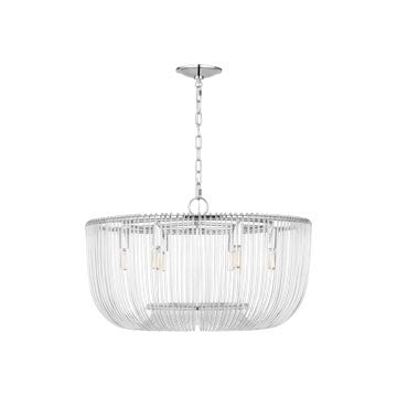 Visual Comfort Studio Canada - CP1456PN - Six Light Pendant - Pierce - Polished Nickel