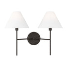 Visual Comfort Studio Canada - CW1382AI - Two Light Wall Sconce - Ridgewood - Aged Iron