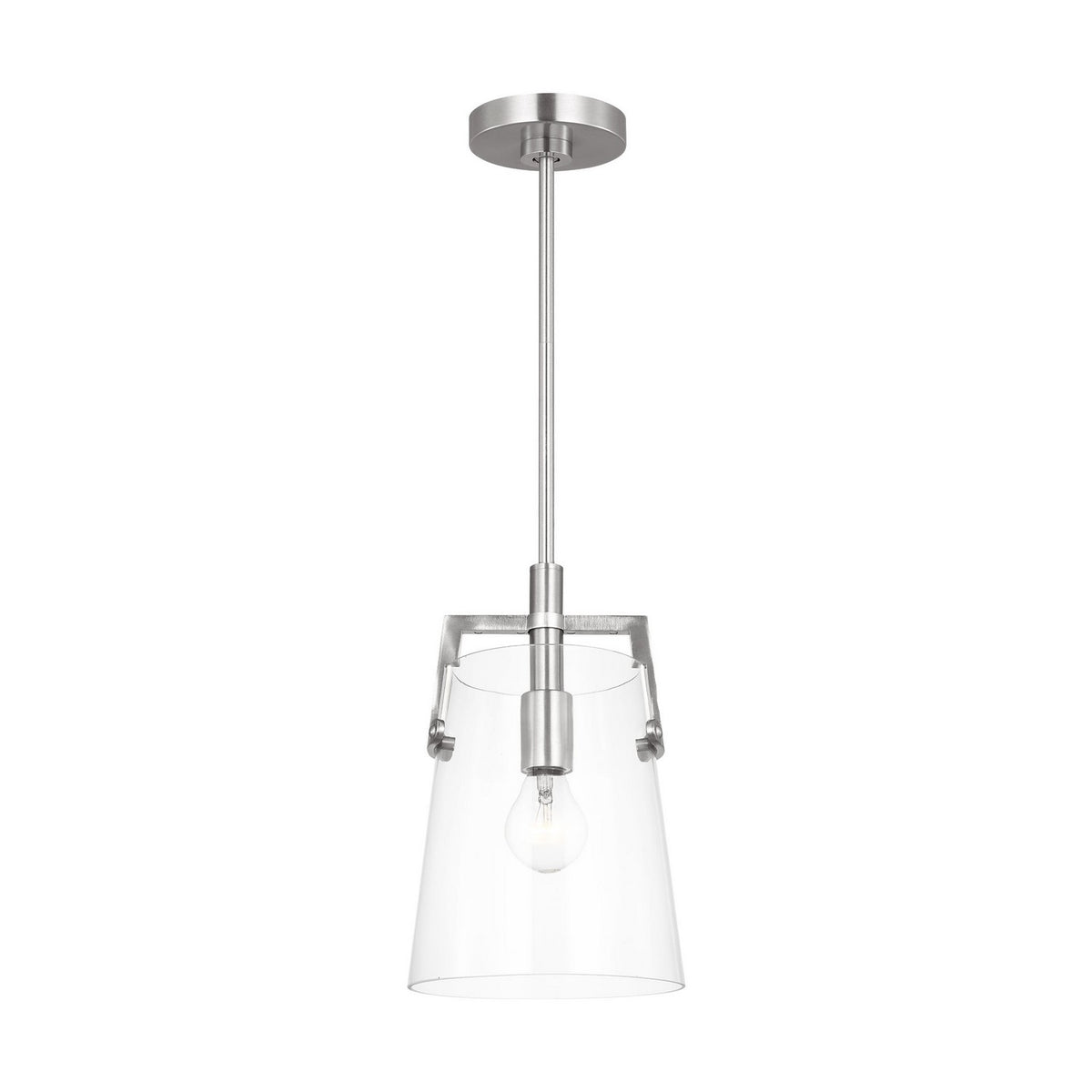 Visual Comfort Studio Canada - DJP1261BS - One Light Pendant - Crofton - Brushed Nickel