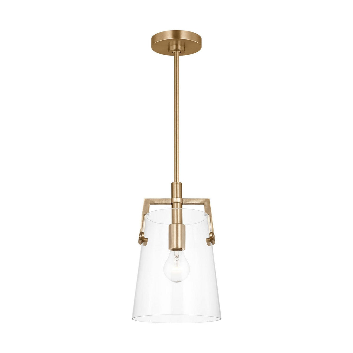 Visual Comfort Studio Canada - DJP1261SB - One Light Pendant - Crofton - Satin Brass