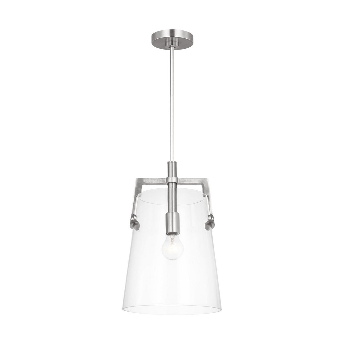 Visual Comfort Studio Canada - DJP1271BS - One Light Pendant - Crofton - Brushed Nickel