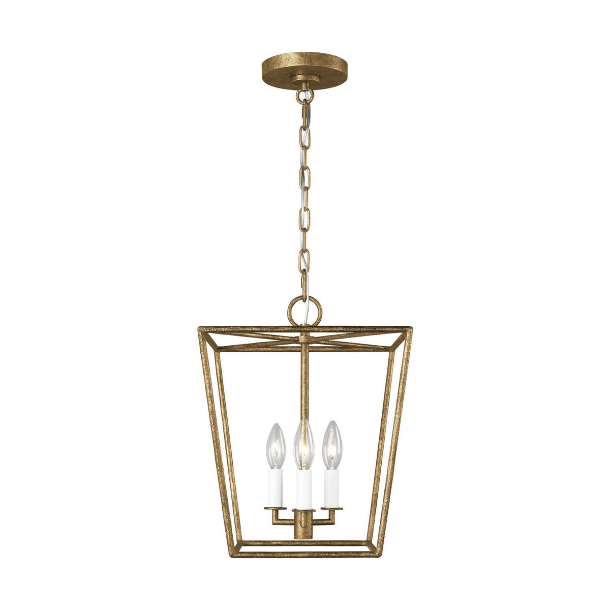 Visual Comfort Studio Canada - EC1353CDG - Three Light Lantern - Viota - Casted Gild