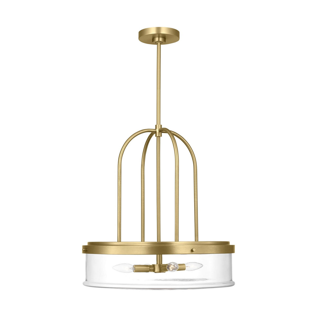 Visual Comfort Studio Canada - GLP1064SB - Four Light Pendant - Anders - Satin Brass