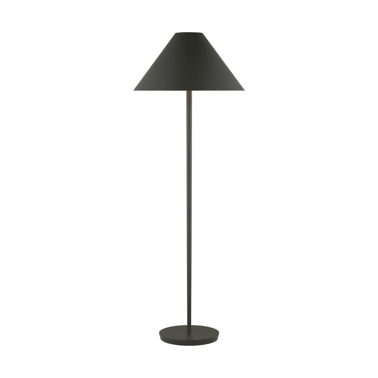 Visual Comfort Studio Canada - KT1451MCB - One Light Floor Lamp - Contra - Matte Charcoal Black