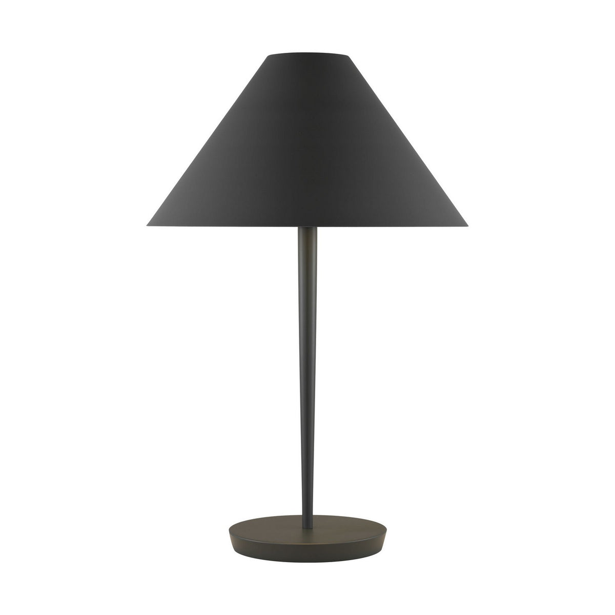 Visual Comfort Studio Canada - KT1461MCB - One Light Table Lamp - Contra - Matte Charcoal Black
