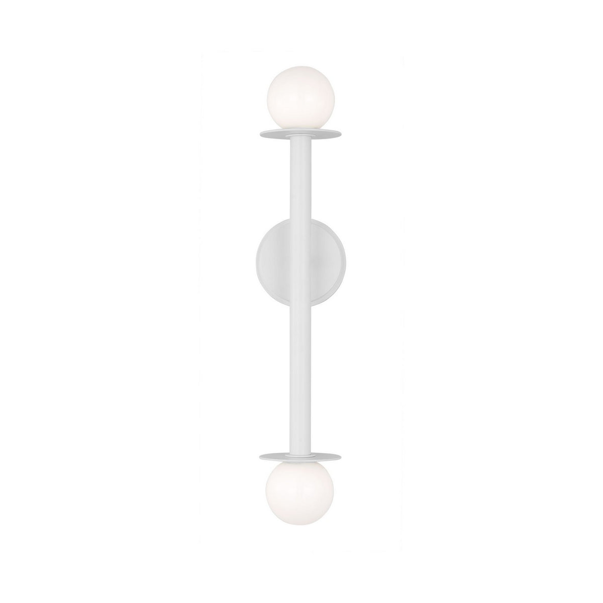 Visual Comfort Studio Canada - KWL1012MWT - Two Light Wall Sconce - Nodes - Matte White