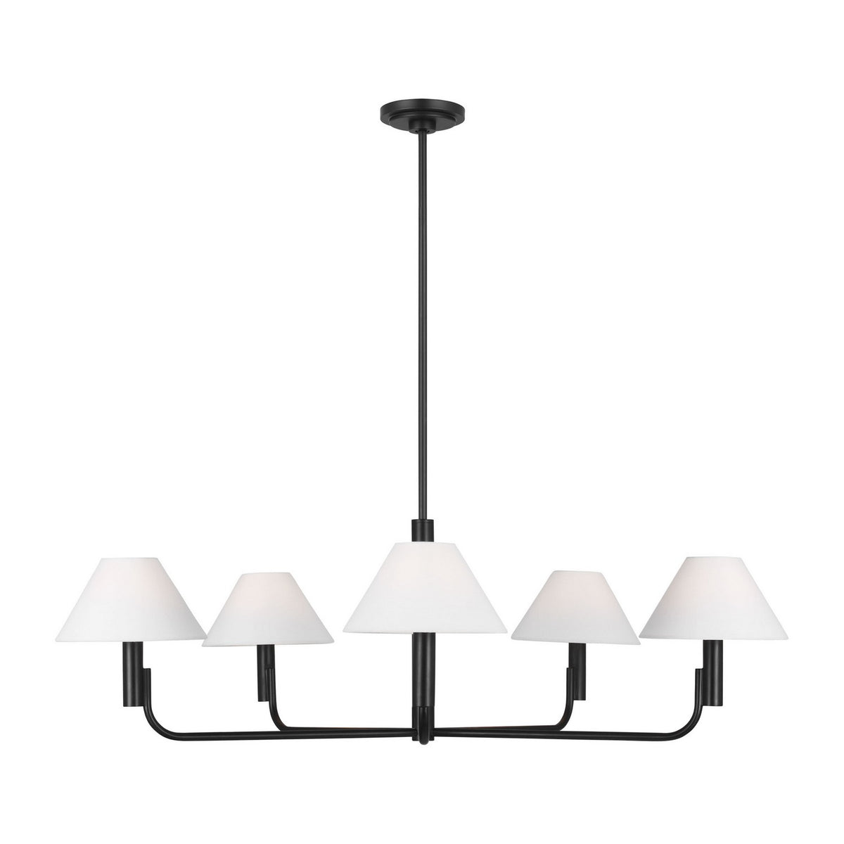 Visual Comfort Studio Canada - SLC1005AI - Five Light Chandelier - Colfax - Aged Iron