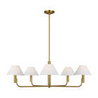 Visual Comfort Studio Canada - SLC1005BBS - Five Light Chandelier - Colfax - Burnished Brass