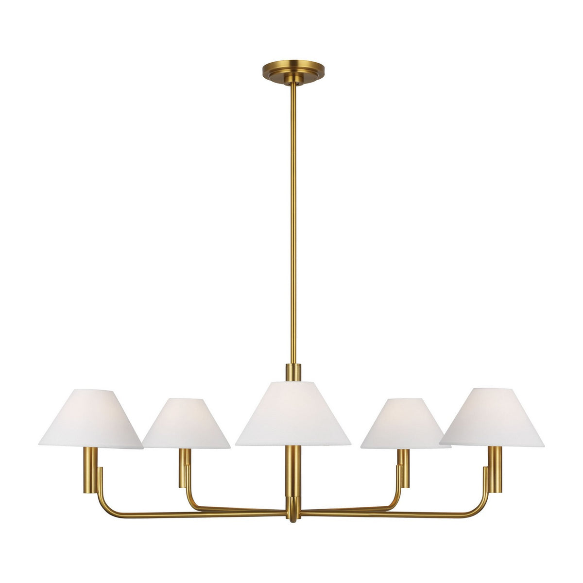 Visual Comfort Studio Canada - SLC1005BBS - Five Light Chandelier - Colfax - Burnished Brass