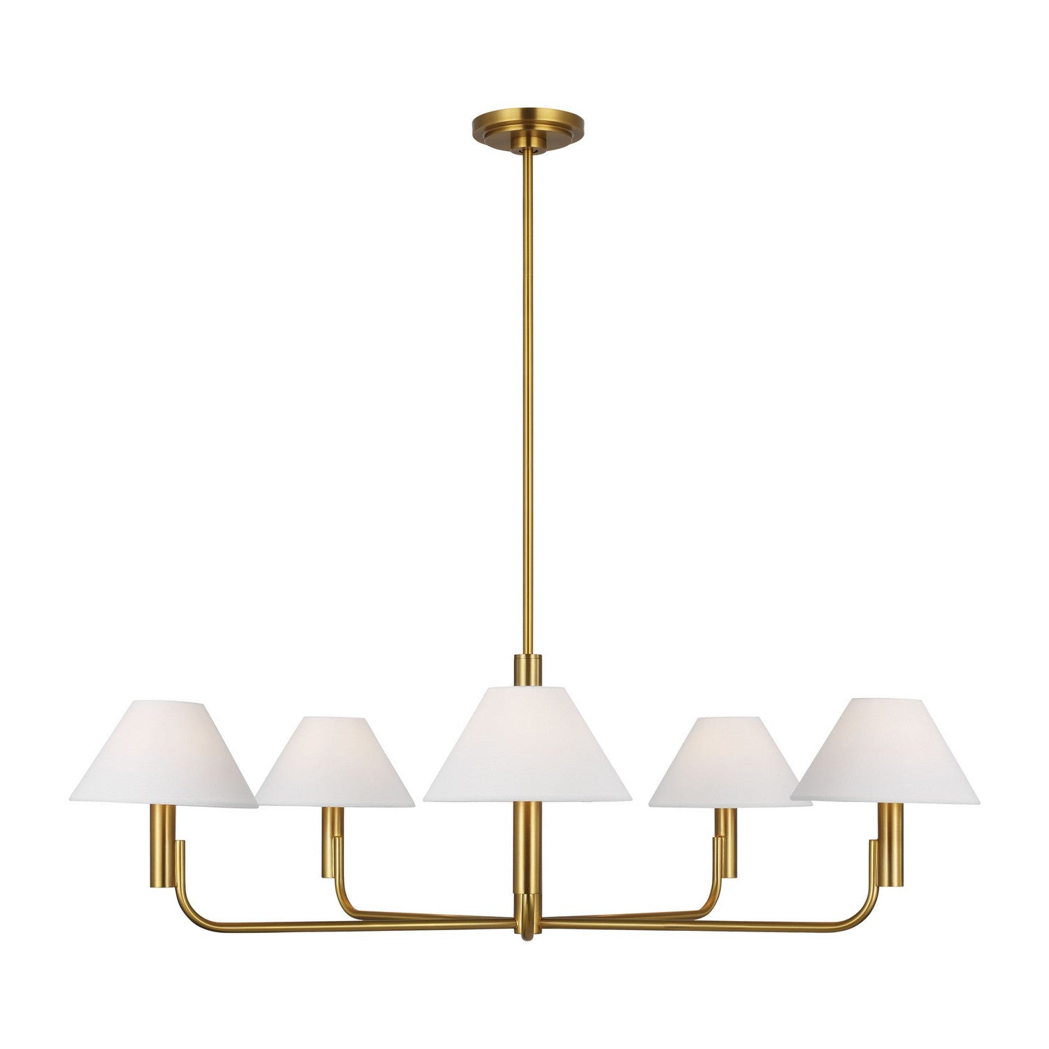 Visual Comfort Studio Canada - SLC1005AI - Five Light Chandelier - Colfax - Aged Iron
