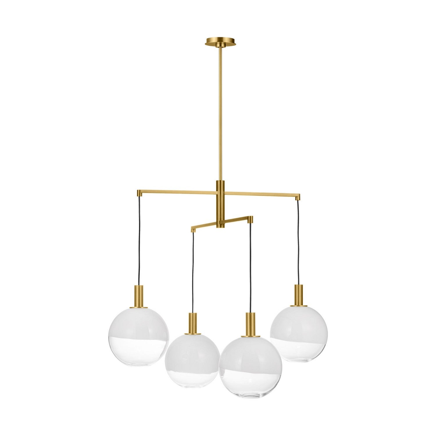 Visual Comfort Studio Canada - SLC1044AI - Four Light Chandelier - Torian - Aged Iron