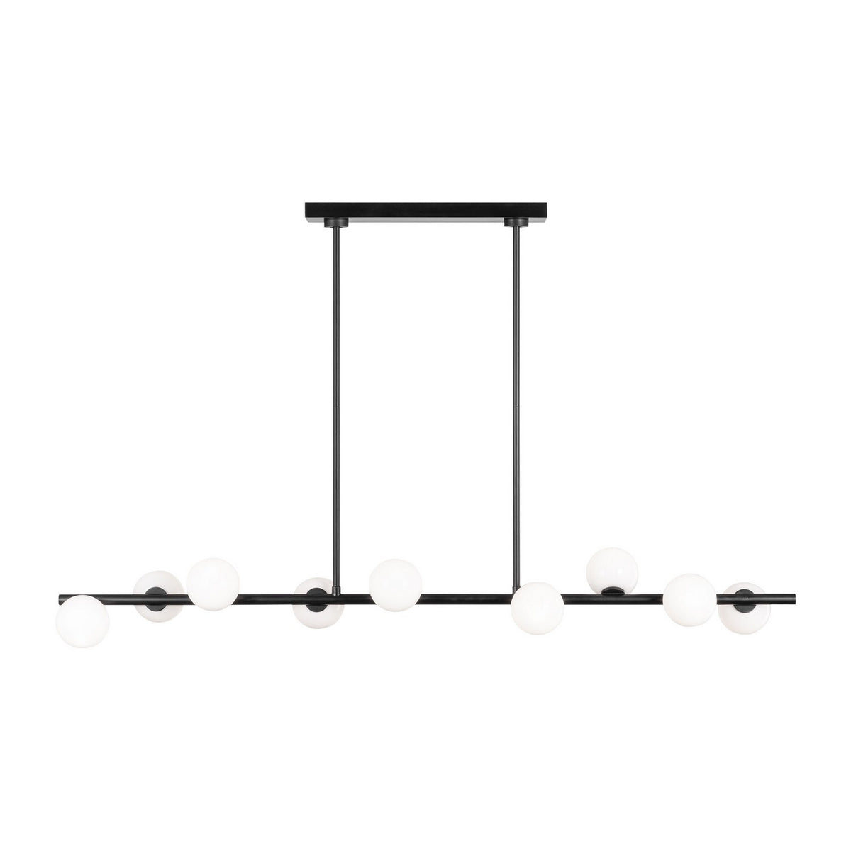 Visual Comfort Studio Canada - SLC1059AI - Nine Light Linear Chandelier - Altair - Aged Iron