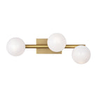 Visual Comfort Studio Canada - SLW1043BBS - Three Light Wall Sconce - Altair - Burnished Brass