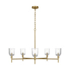 Visual Comfort Studio Canada - TFC1135BBS - Five Light Chandelier - Hartley - Burnished Brass