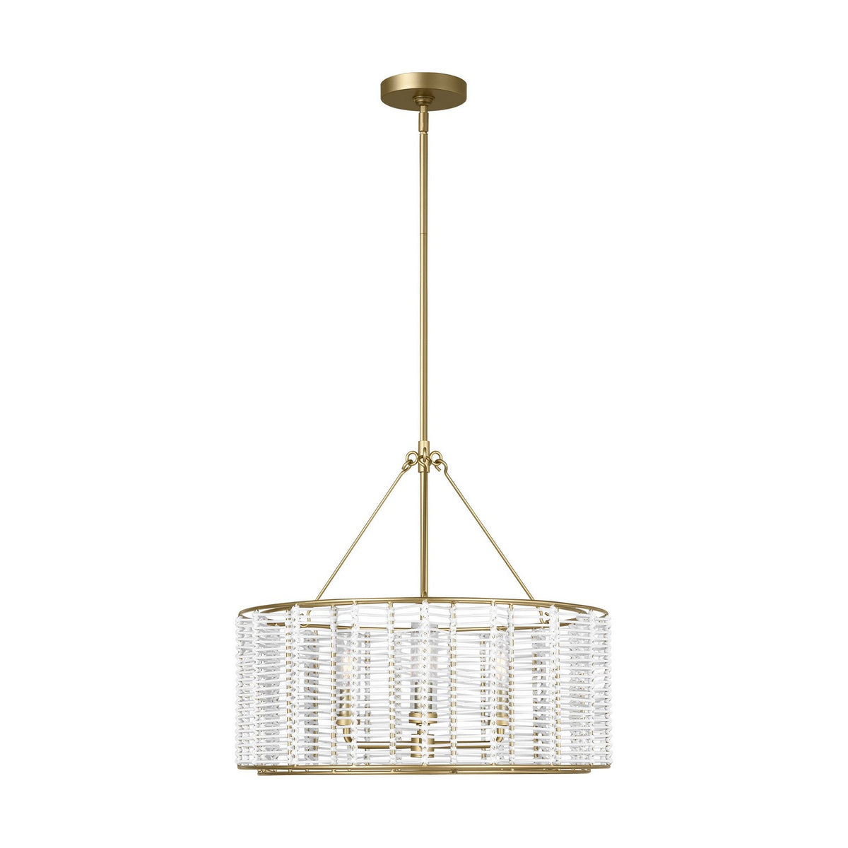 Visual Comfort Studio Canada - TFC1163PCB - Three Light Chandelier - Winslow - Powder-Coated Brass