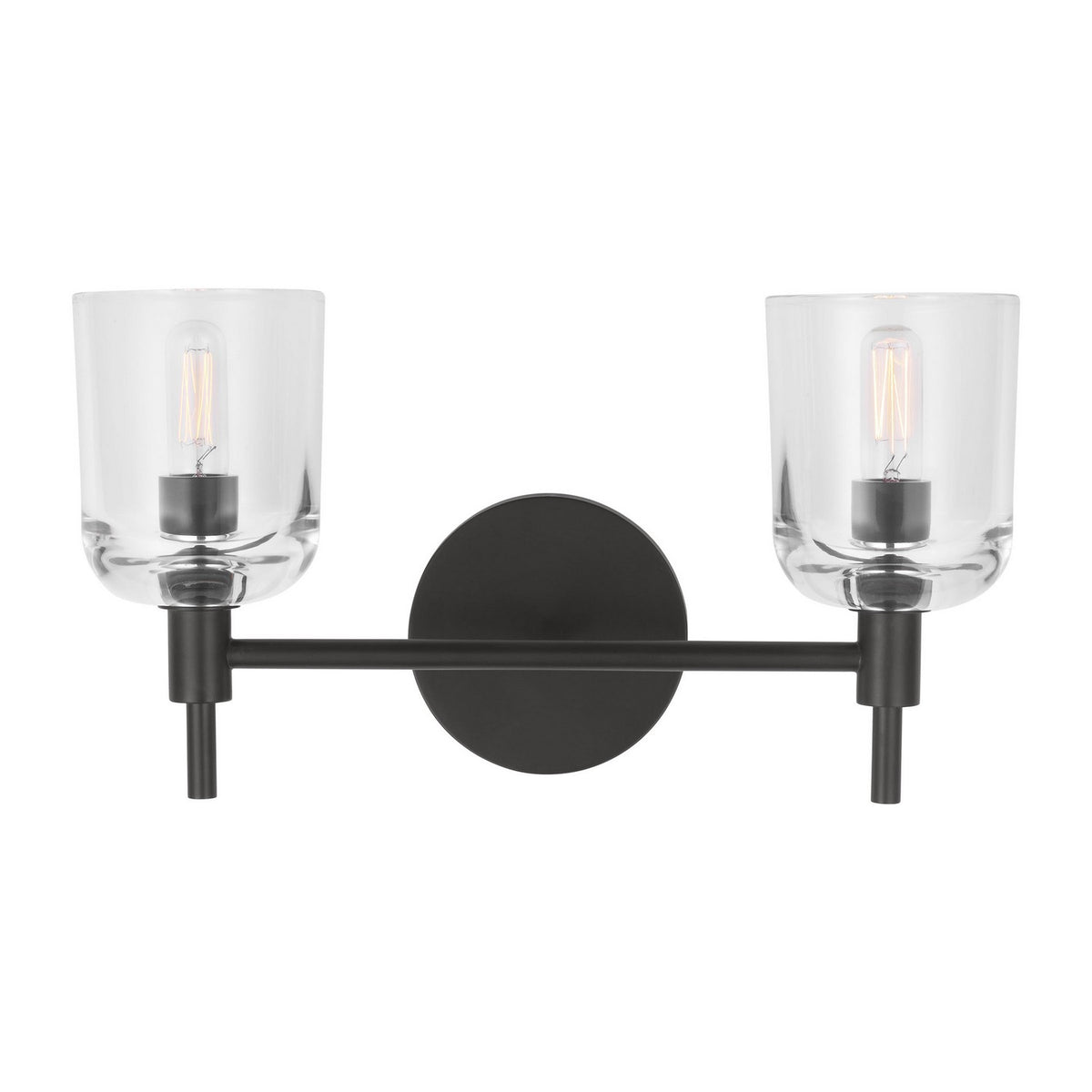 Visual Comfort Studio Canada - TFV1002AI - Two Light Vanity - Hartley - Aged Iron