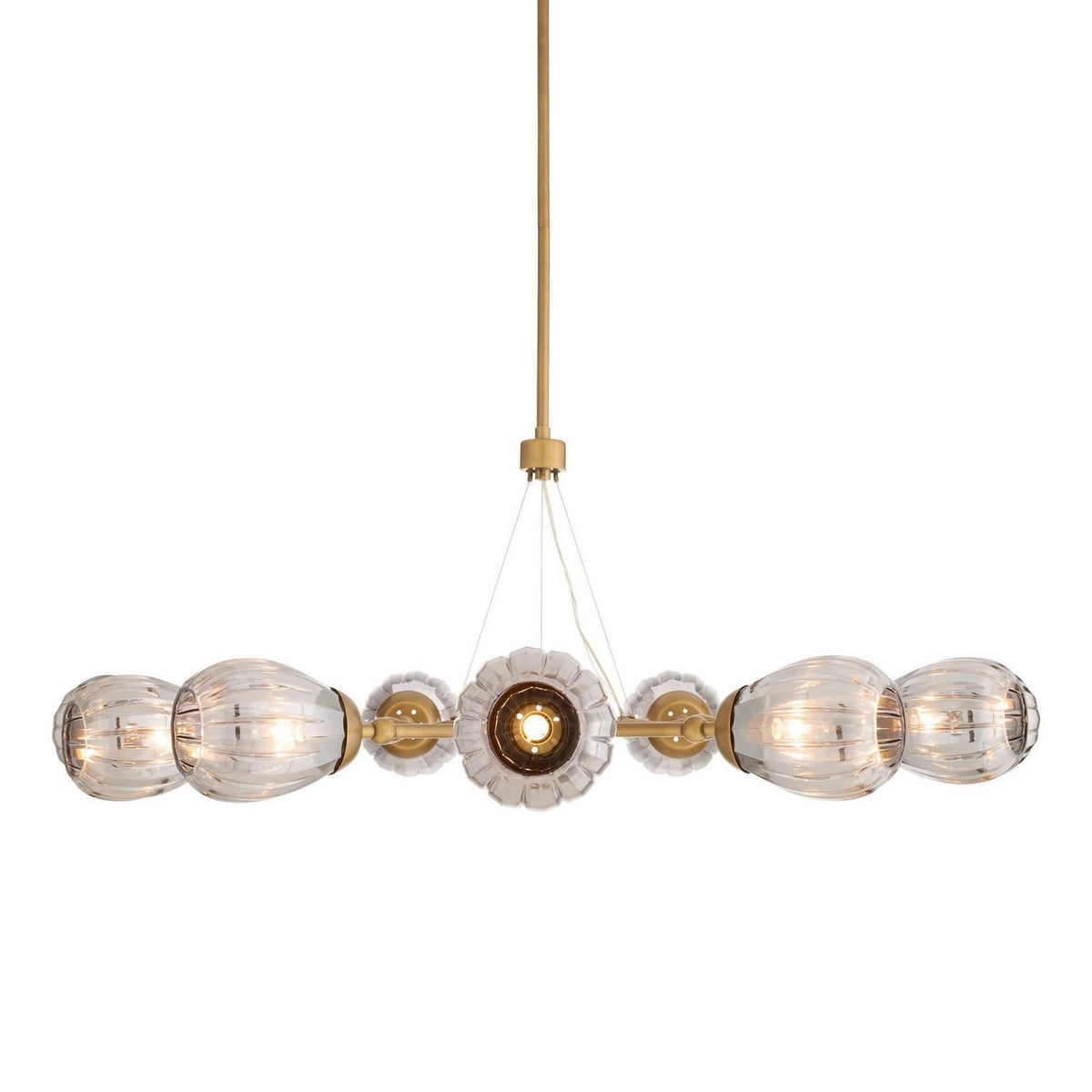 Arteriors - DLC38 - Nine Light Chandelier - Smyth - Smoke Luster