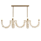 Arteriors - DLS16 - Huit lumières linéaires Suspendu - Kalama - Ivoire
