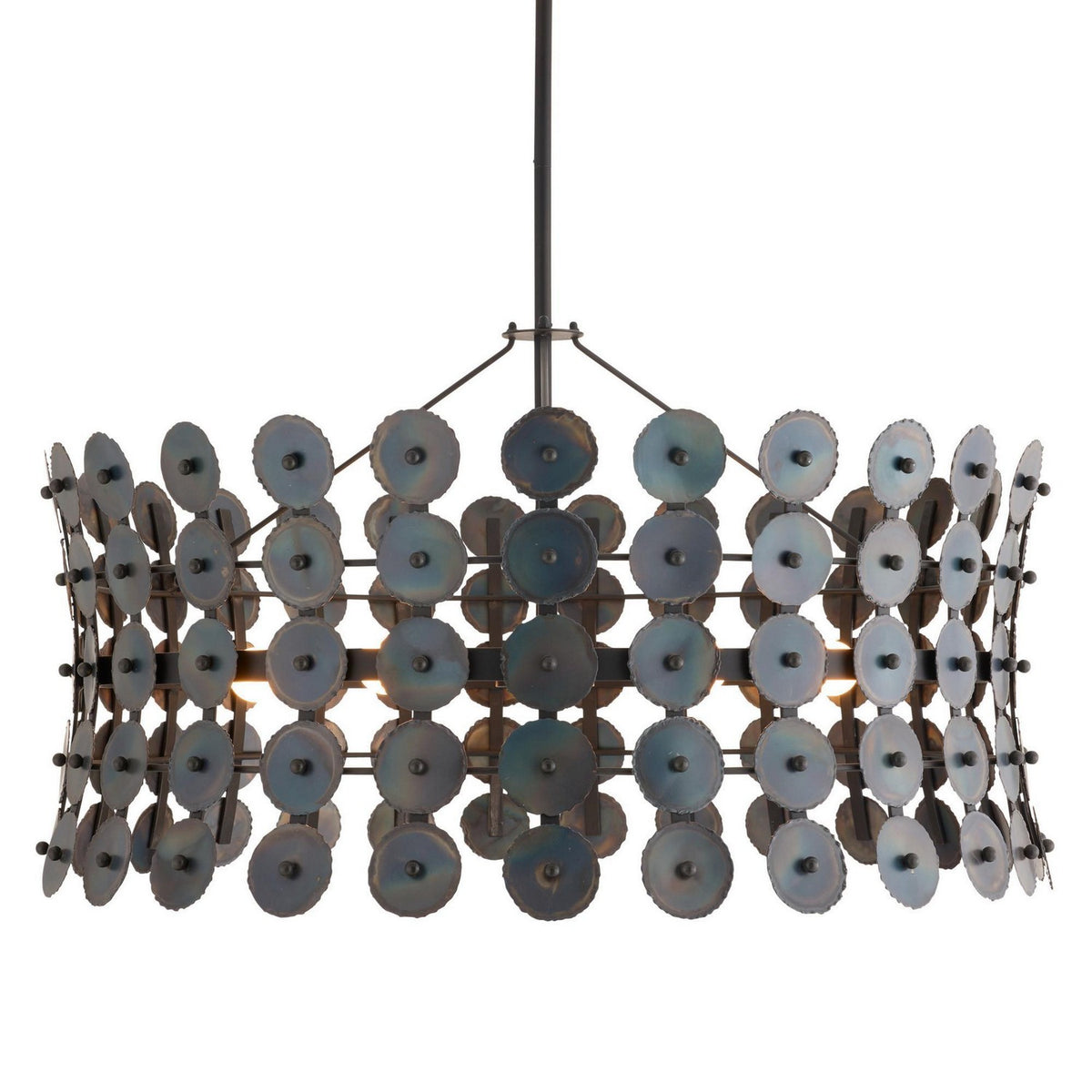 Arteriors - DMI22 - Six Lumières Suspendu - Imperia - Fer brûlé