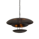 Arteriors - DMI25 - Six Lumières Suspendu - Florko - Fer noirci