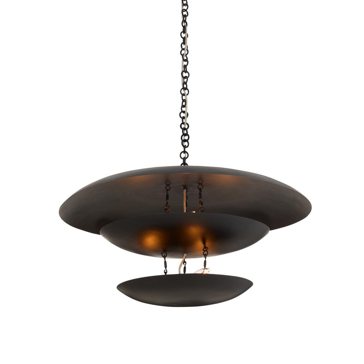 Arteriors - DMI25 - Six Lumières Suspendu - Florko - Fer noirci