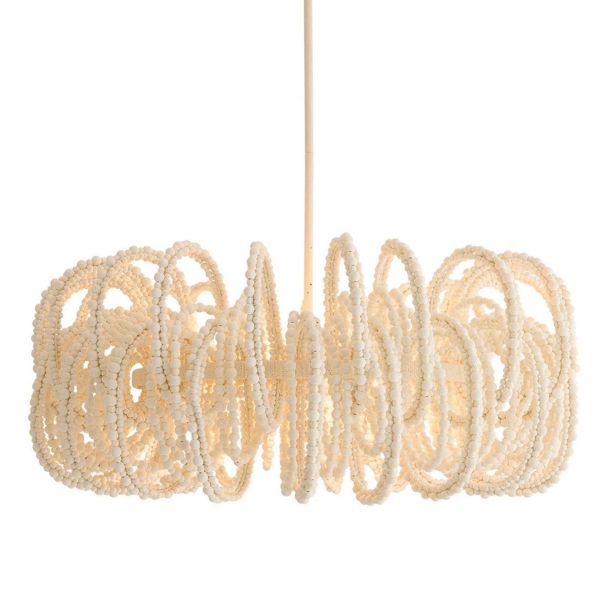 Arteriors - DMS21 - Six Lumières Suspendu - Keely - Blanc