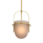 Arteriors - DPC19 - Une lumière Suspension - Kathleen - Fumée givrée