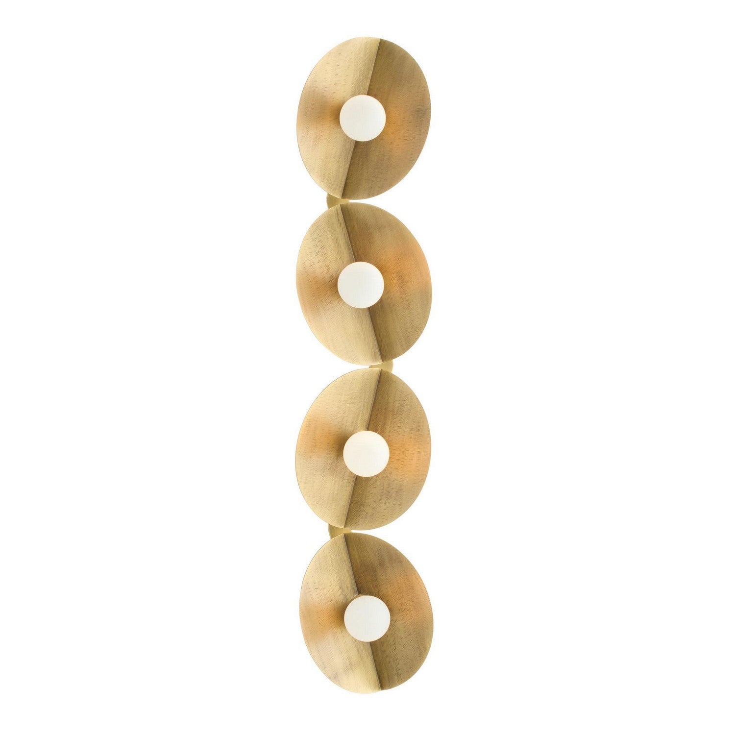 Arteriors - DWC69 - Quatre lumières Murale - Itzia - Laiton antique