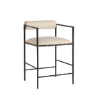 Arteriors FSI19 Barbana Counter Stool in Oxford White