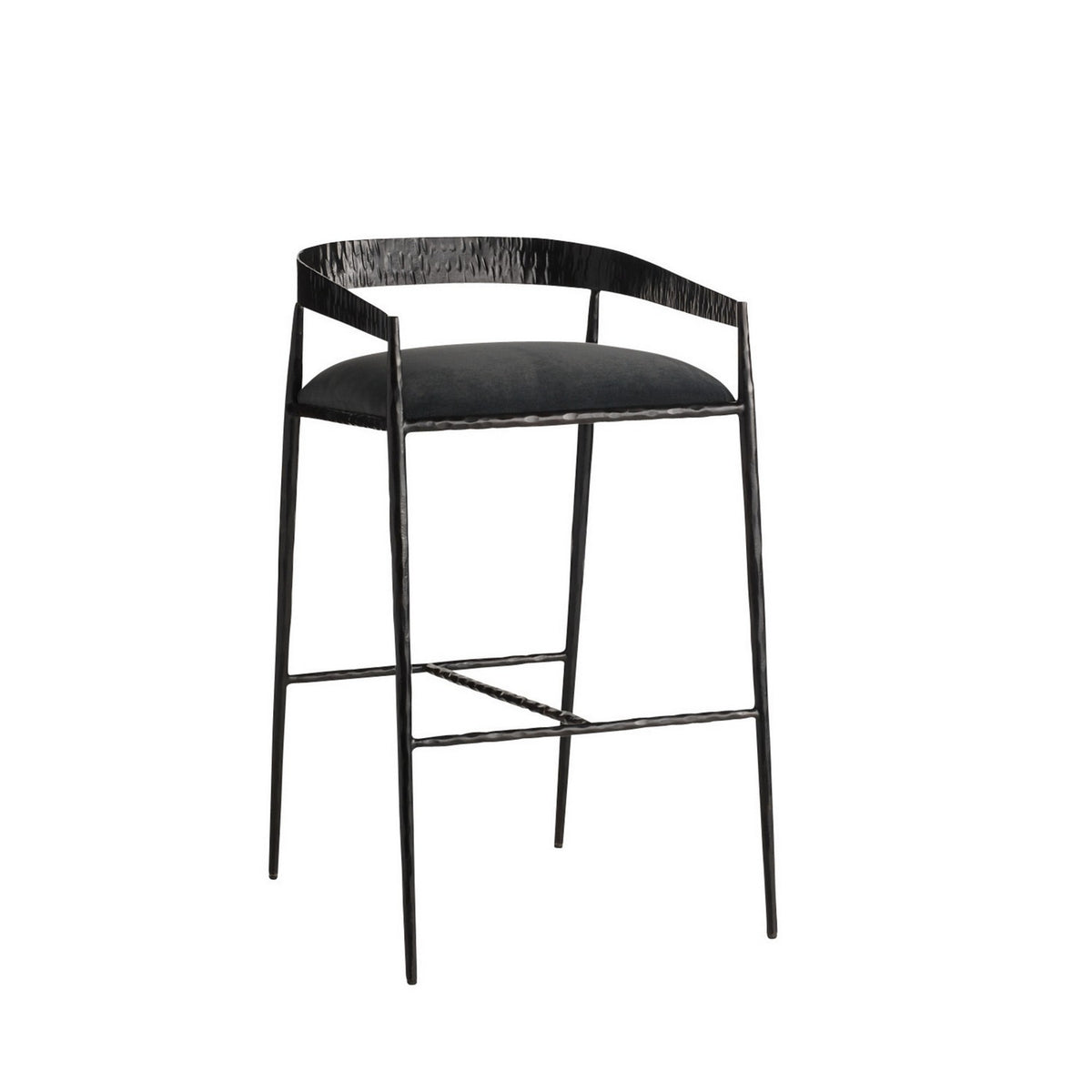 Arteriors FSI22 Ansel Bar Stool in Midnight Grey