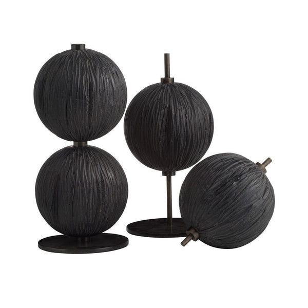 Arteriors - ASC33 - Sculptures, Set of 3 - Kyros - Ebony