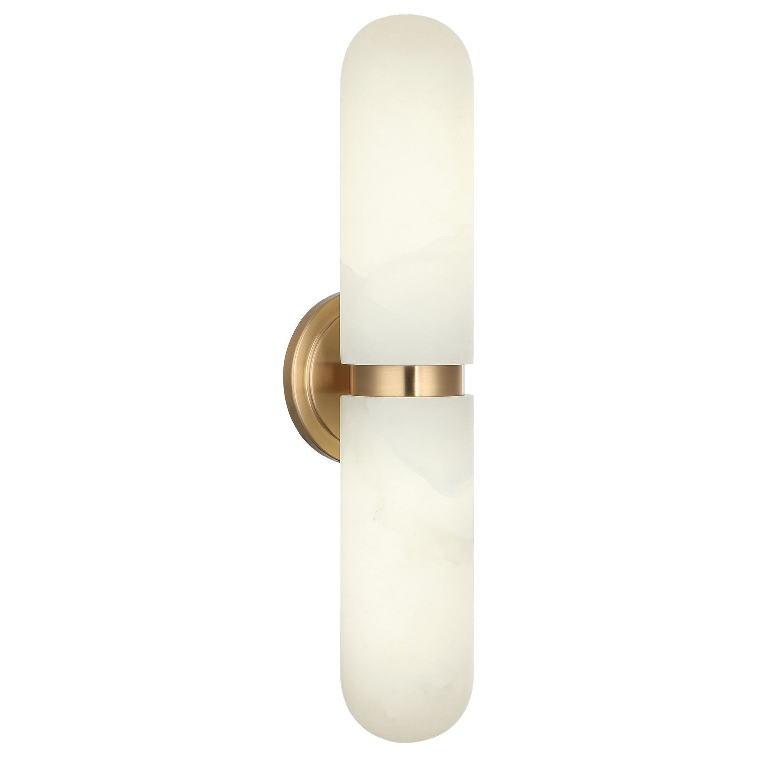 Matteo Canada - S01912AG - Two Light Wall Sconce - Capsula - Aged Gold Brass