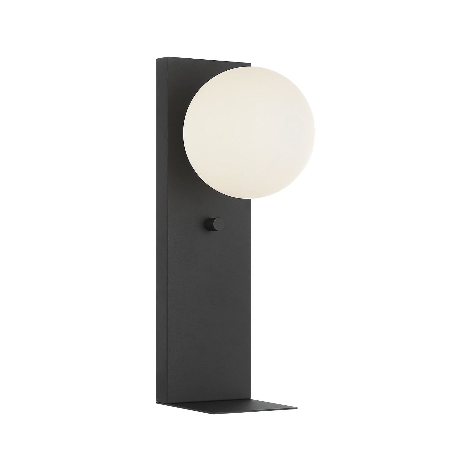 Matteo Canada - S17801MB - Une lumière Murale - Stanley - Noir mat