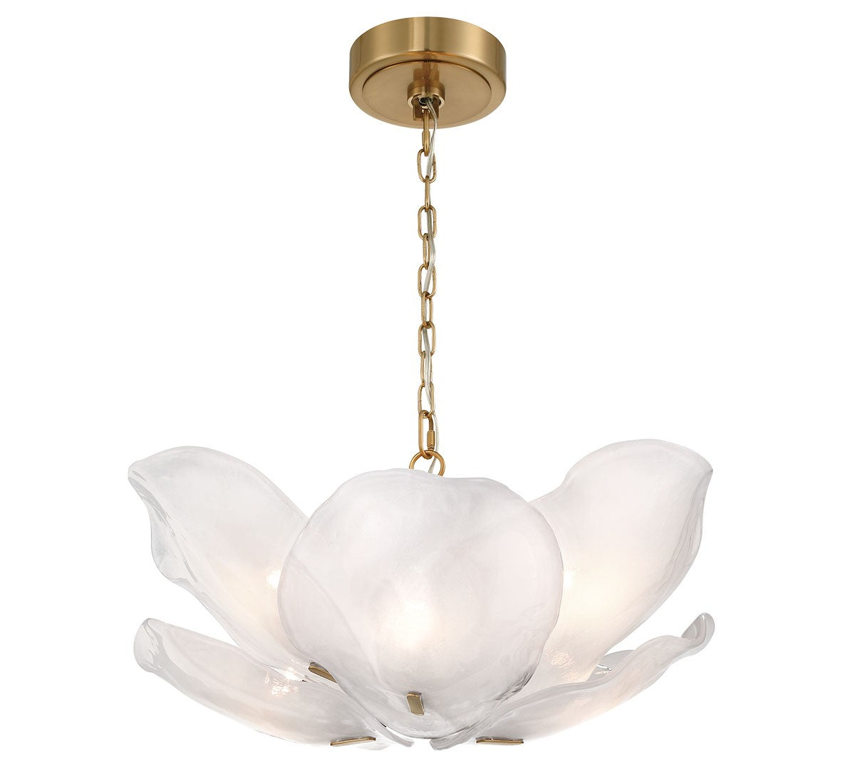 Lib & Co. Canada - 12205-039 - Six Light Flushmount / Pendant - Corato - Brushed Brass