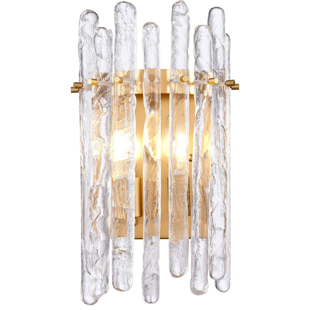 Arabela Lighting - 85105-2 - Two Light Wall Sconce - Icicles - Natural Brass
