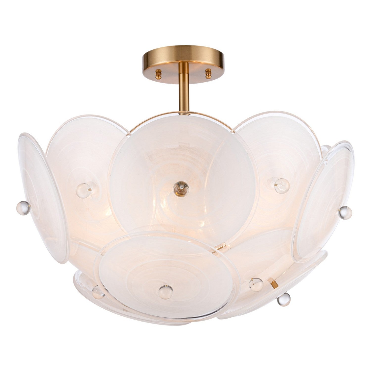 Arabela Lighting - 85123-6 - Six Light Pendant - Tallulah - Lacquered Gold