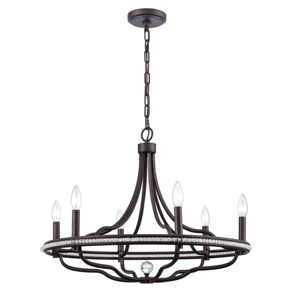 Arabela Lighting - 85151-6 - Six Light Chandelier - Tuscan - Dark Bronze